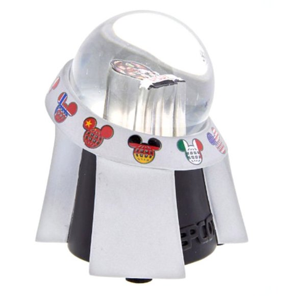Disney Snow Globe - Epcot Mickey Flags - Picture 3 of 4
